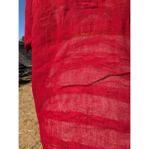 Vintage 1990s Guatemalan Multi-Butterfly Embroidered Festival Pullover Shirt Top - Picture 6 of 8